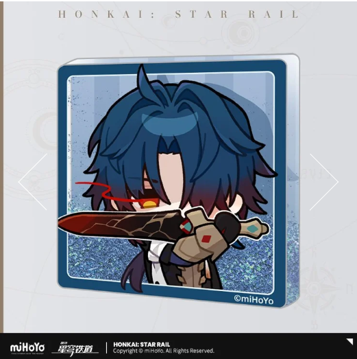 Honkai: Star Rail PomPom's Exhibition Hall Series Acrylic Quicksand Fridge Magnet Vol 1.0