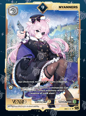 VCard TCG Awakened Worlds Nyanners | 202/250