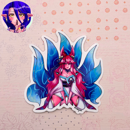 League of Legends | Spirit Blossom Ahri Glossy Vinyl Sticker
