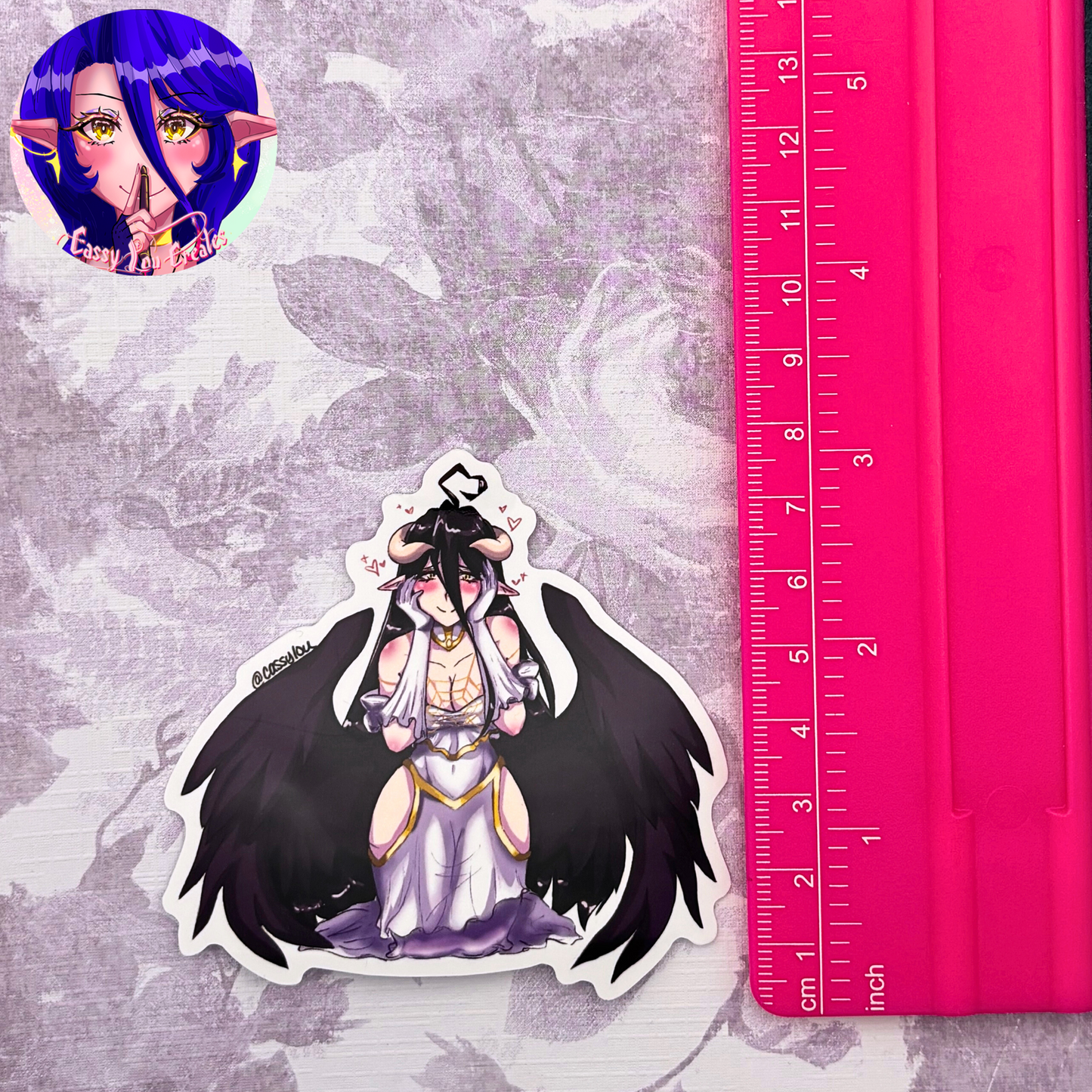 Overlord | Albedo Glossy Vinyl Sticker