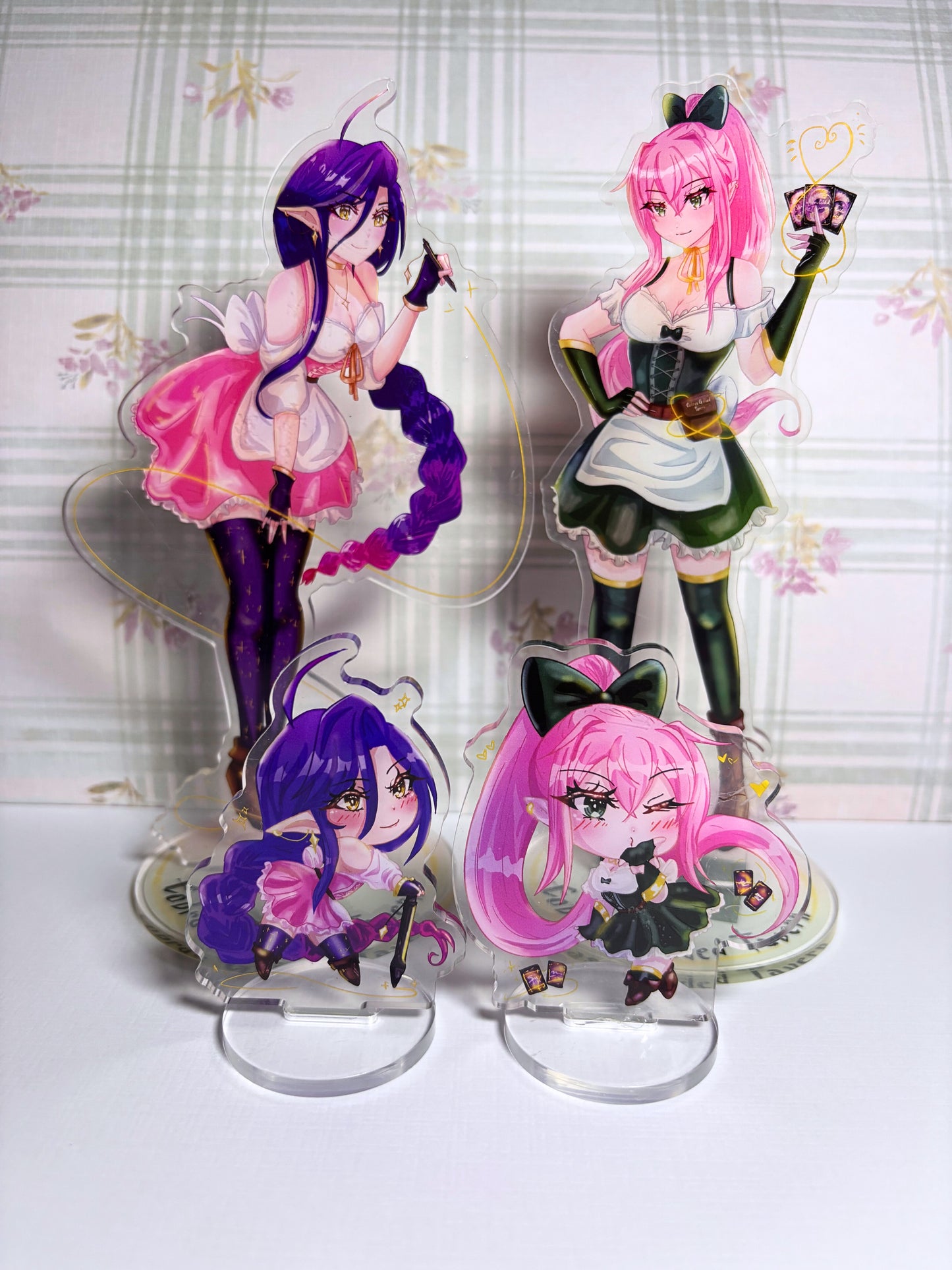 Cassy Lou Creates Mascot Acrylic Standees (Original Characters)