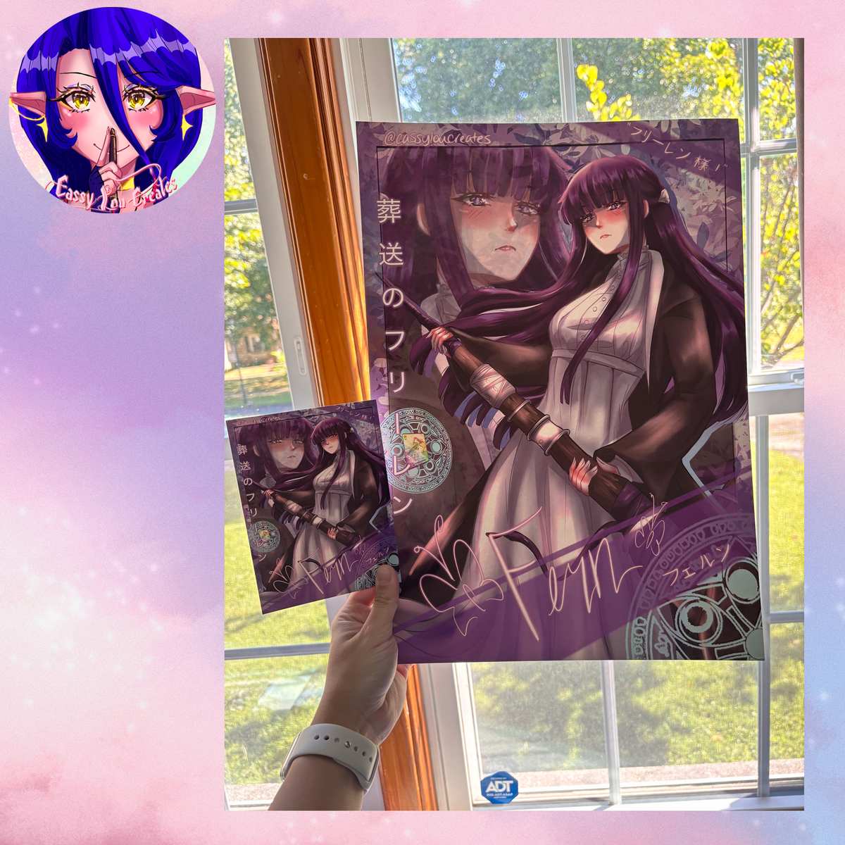 Elf & Human Mage Matte Prints Multiple Sizes