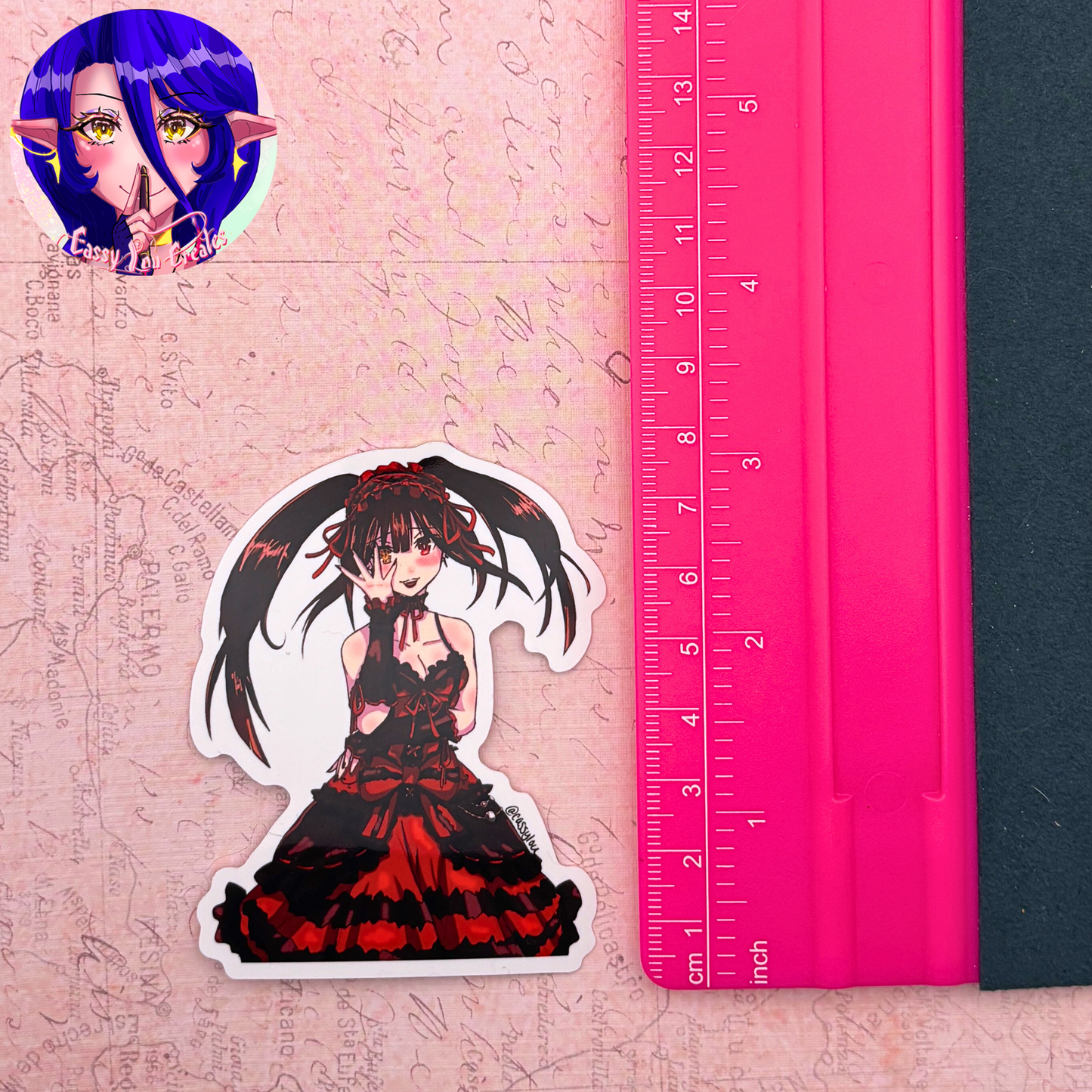 Date A Live | Kurumi Glossy Vinyl Sticker