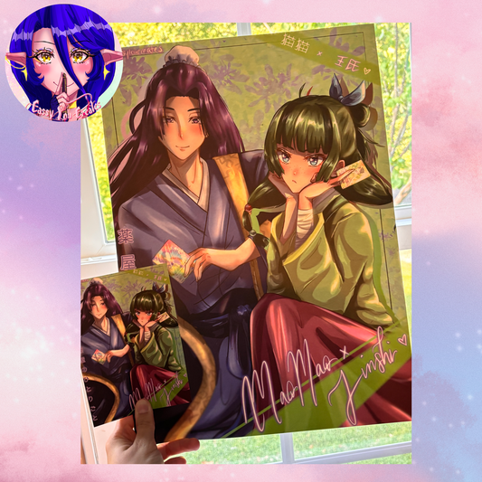 Apothecary Boy & Girl Matte Prints Multiple Sizes
