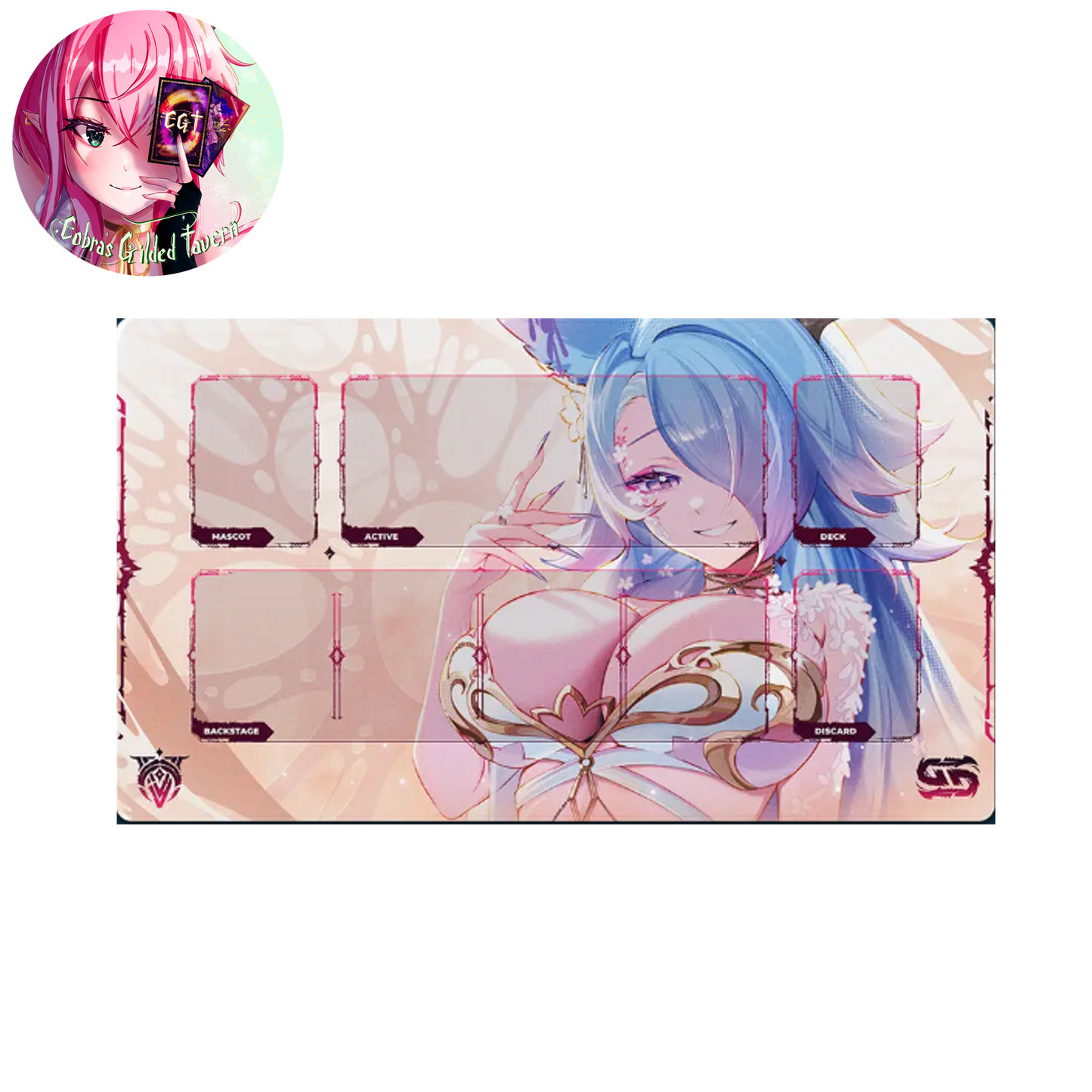 VCard Divine Chaos Shylily/Silvervale Playmats