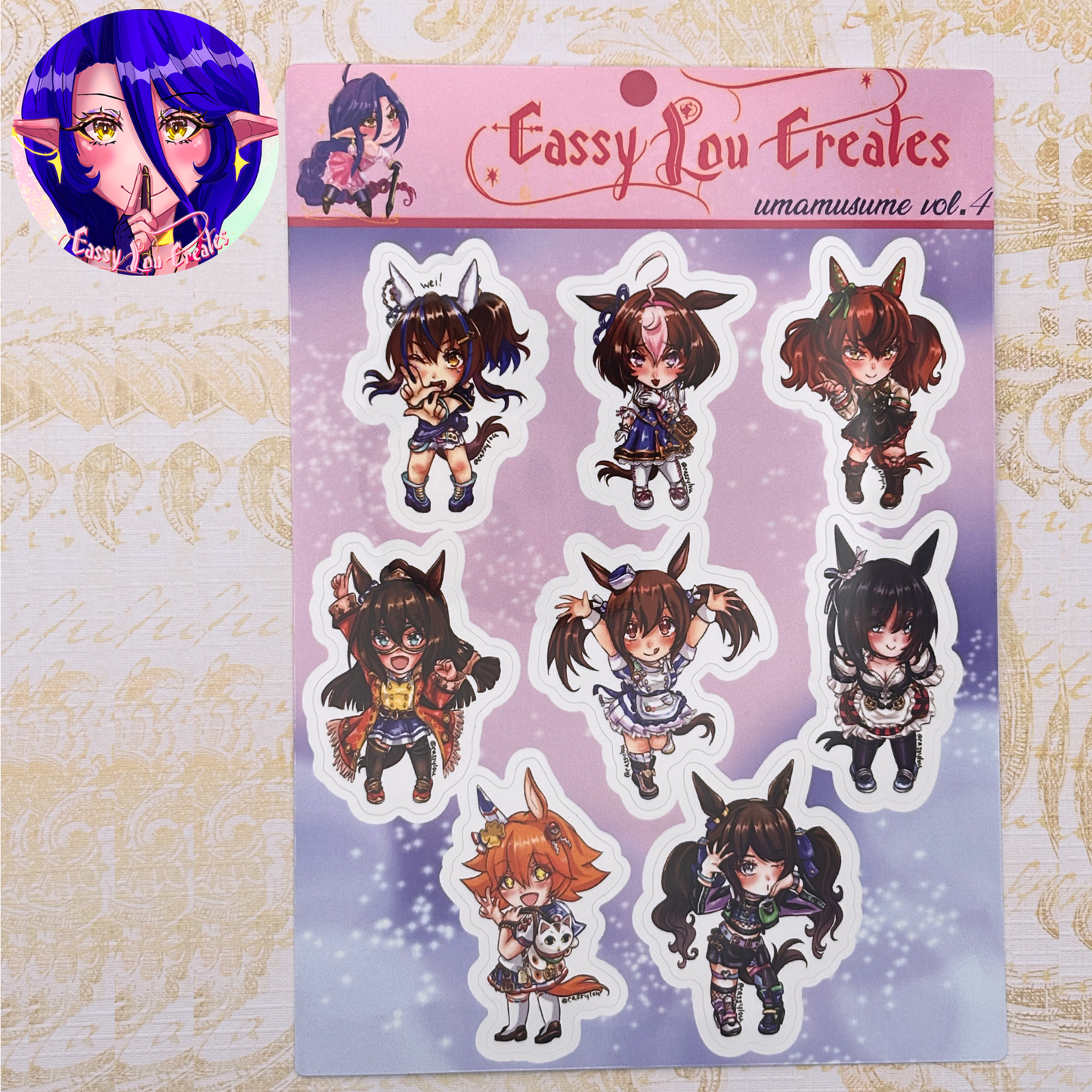 Horse Girls (Uma) Sticker Sheets