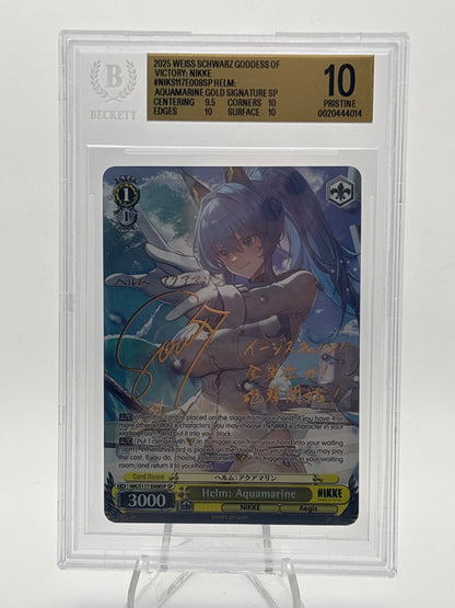[EN] Weiss Schwarz Goddess of Victory: Nikke Helm | NIK/S117-E008SP SP BGS 10