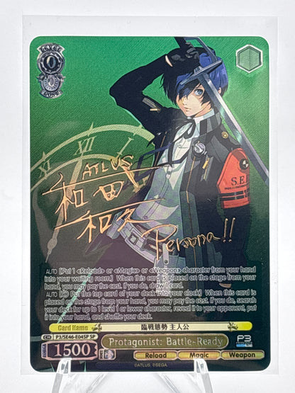 [EN] Weiss Schwarz Persona 3 Makoto Yuki | P3/SE46-E04SP SP