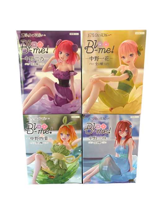 Quintessential Quintuplets Bloo-me! Sitting Figurines