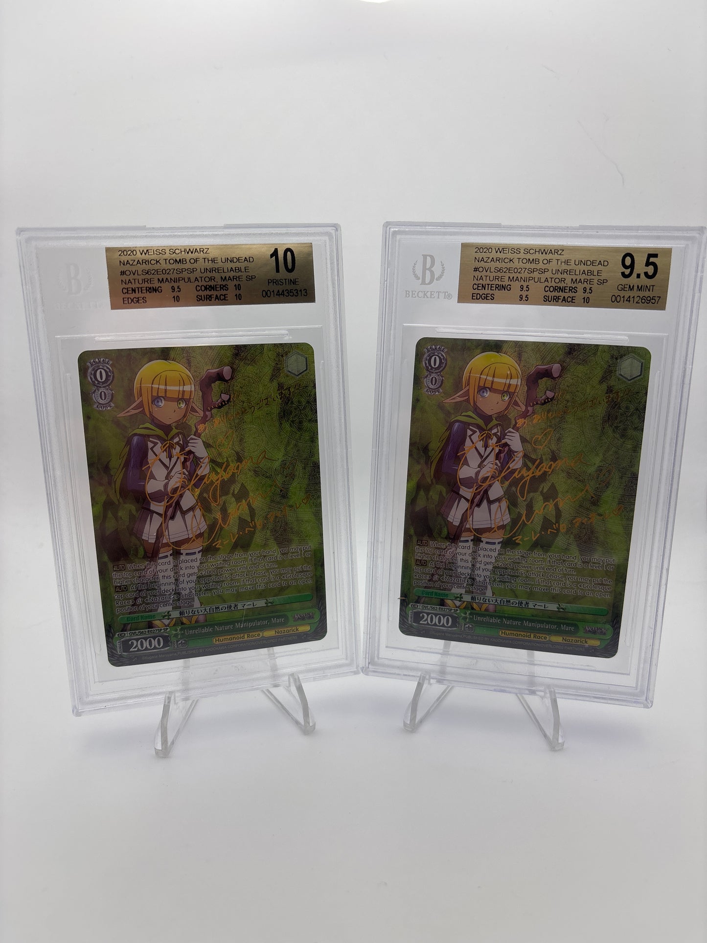 [EN] Weiss Schwarz Nazarick Tomb of the Undead Mare | OVL/S62-E027SP SP BGS 10/9.5