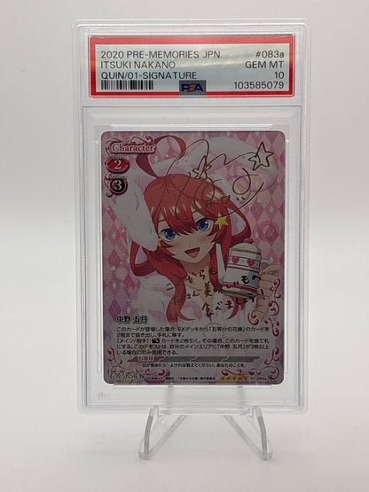 Precious Memories The Quintessential Quintuplets Itsuki | 01/083a SP PSA 10
