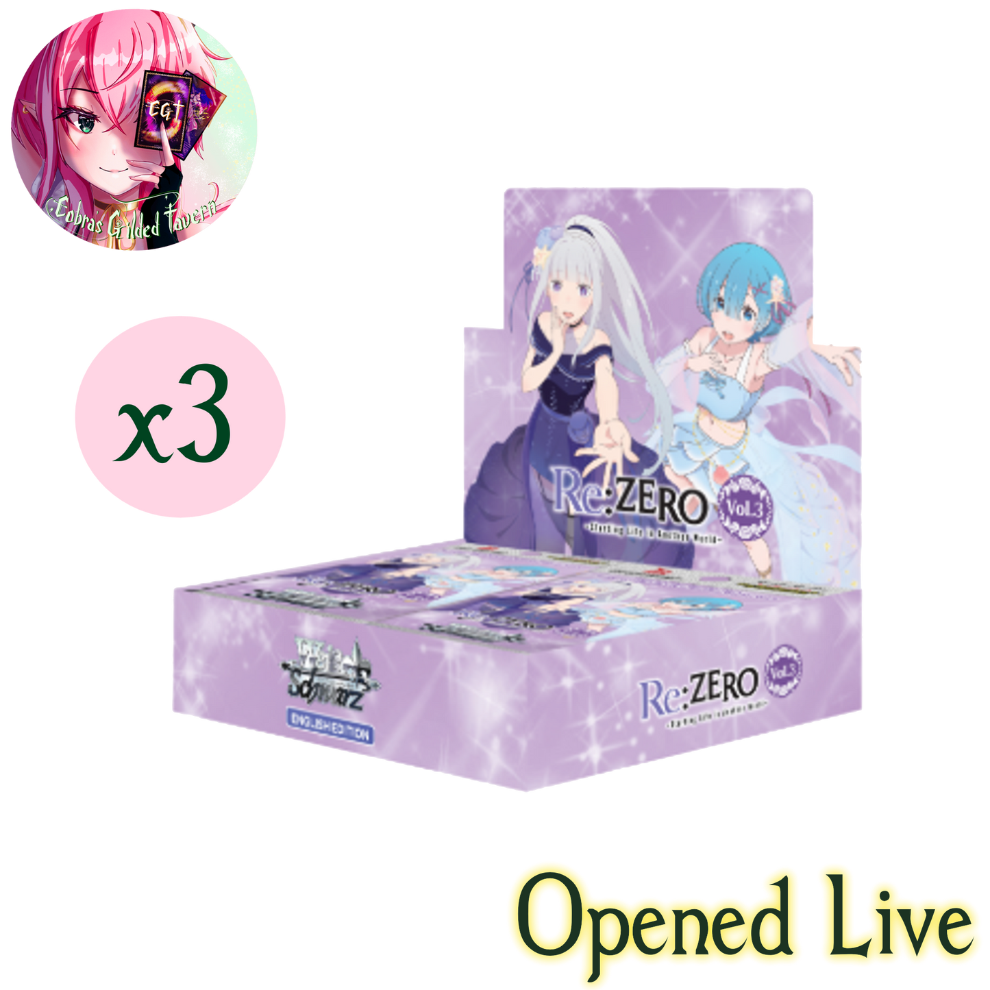 Re:Zero Vol. 3 | English Weiss Schwarz