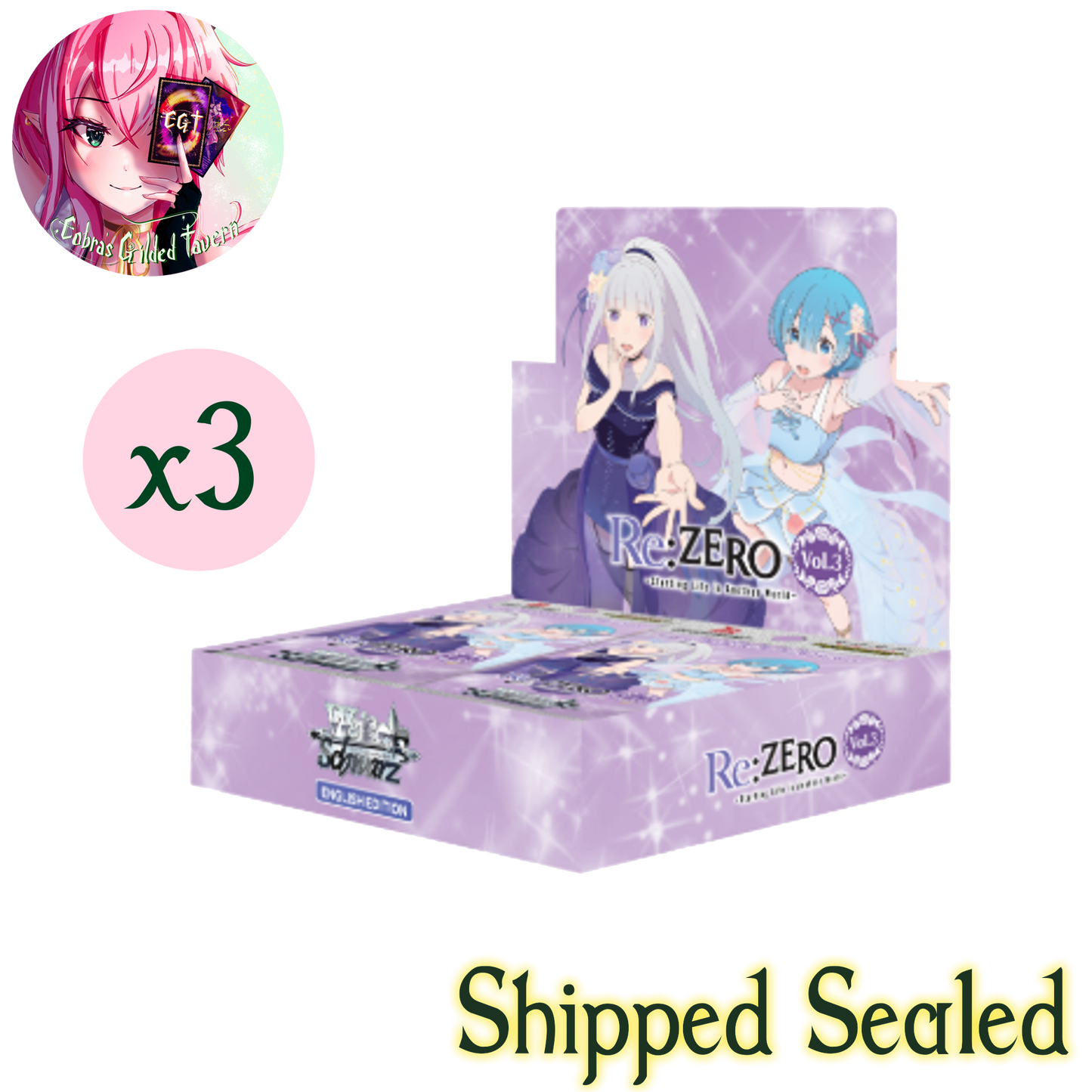 Re:Zero Vol. 3 | English Weiss Schwarz
