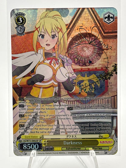 [EN] Weiss Schwarz Konosuba Re:Edit Darkness | KS/W75-E002SP SP