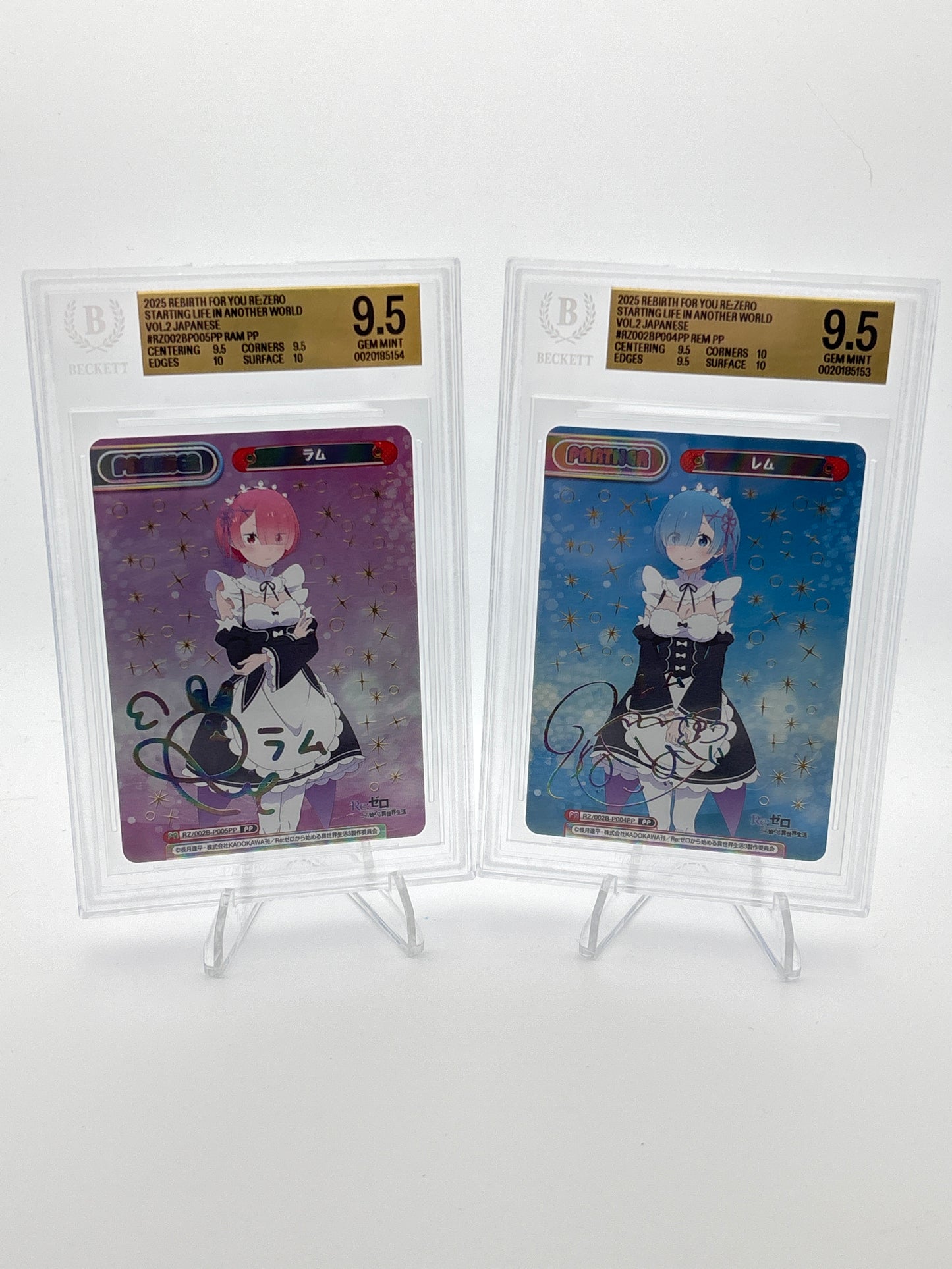 Rebirth Re:Zero Rem & Ram Bundle | Sequential BGS 9.5