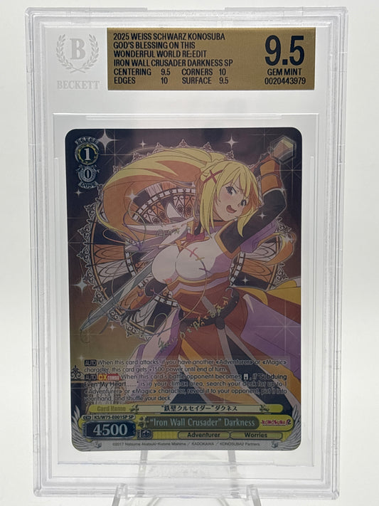 [EN] Weiss Schwarz Konosuba Re:Edit Darkness | KS/W75-E001SP SP BGS 9.5