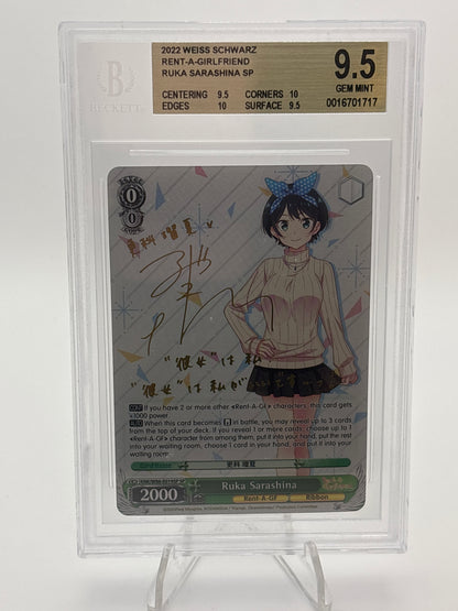 [EN] Weiss Schwarz Rent-A-Girlfriend Ruka | KNK/W86-E019SP SP BGS 9.5