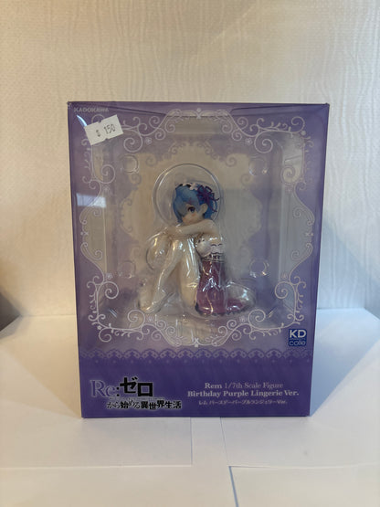 Rem: Birthday Purple Lingerie Ver. Figure