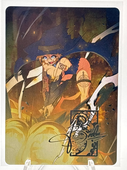 VCard TCG Awakened Worlds Baddie | 55/76 GoBrobaFett Artist Series