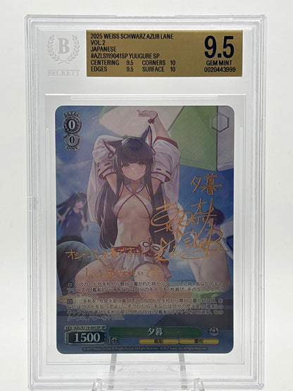 Weiss Schwarz Azur Lane Vol. 2 Yuugure | AZL/S119-041SP SP BGS 9.5