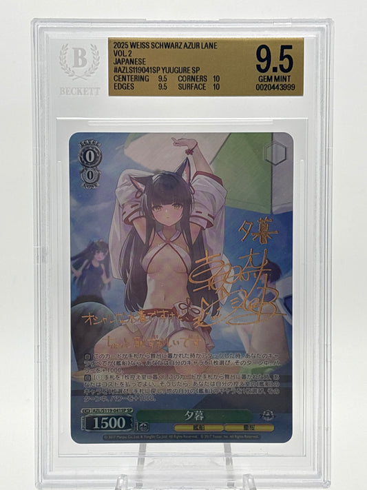 Weiss Schwarz Azur Lane Vol. 2 Yuugure | AZL/S119-041SP SP BGS 9.5
