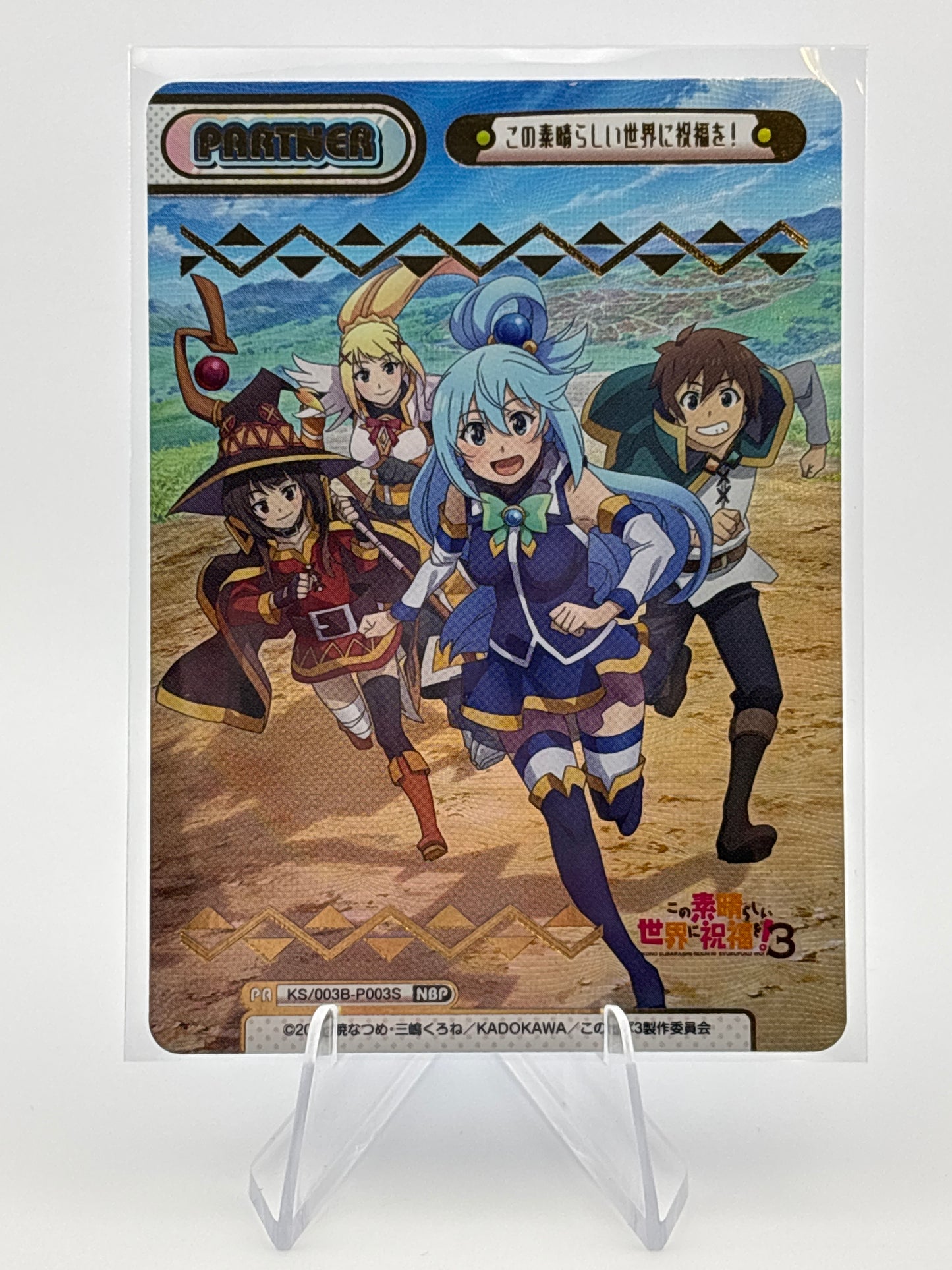 Rebirth for you Konosuba vol.3 KS/003B-P003S NBP Aqua Kazuma Megumin Darkness