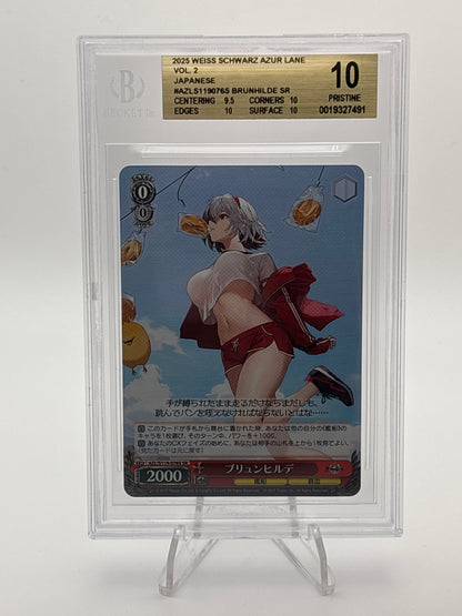 Weiss Schwarz Azur Lane Brünhilde | AZL/S119-076S SR BGS 10