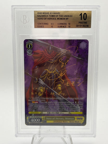 [EN] Weiss Schwarz Nazarick Tomb of the Undead Momon | OVL/S62-E002SP SP BGS 10