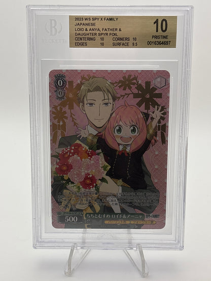 Weiss Schwarz SpyxFamily Loid & Anya | SPY/S106-037SPYR BGS 10