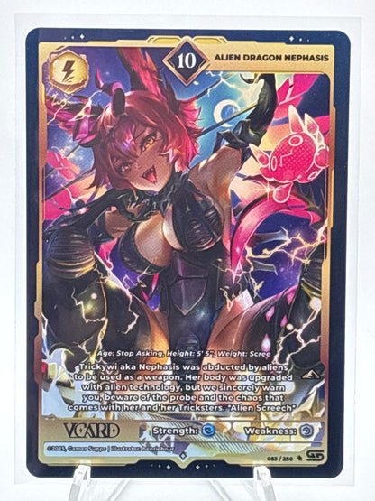 VCard TCG Awakened Worlds Alien Dragon Nephasis | 083/250