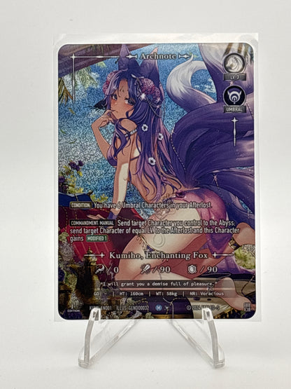 [EN] Fabled-S Archnote Kumiho, Enchanting Fox | KUMI-EN001 ILLUS GENDO0032 M