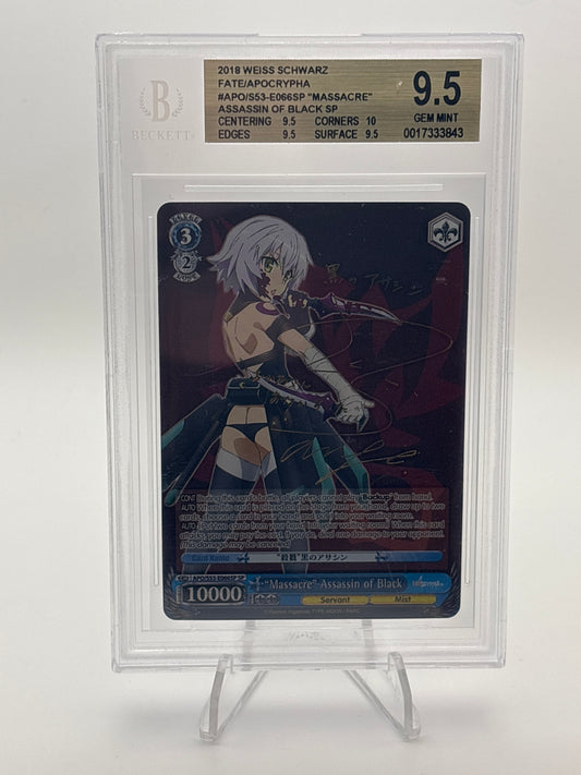 [EN] Weiss Schwarz Fate/Apocrypha Assassin | APO/S53-E066SP SP BGS 9.5