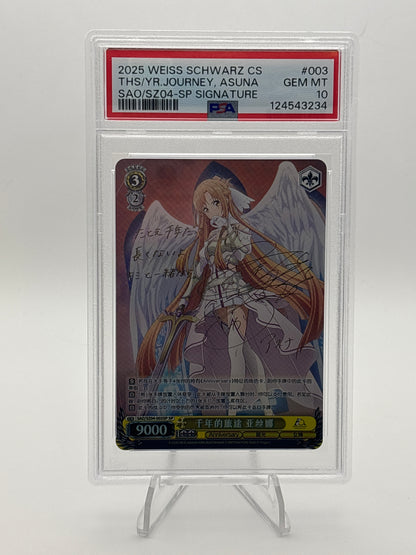 Weiss Schwarz SAO 10th Ann. Asuna, Mito, Liz, Argo | BGS/PSA 10
