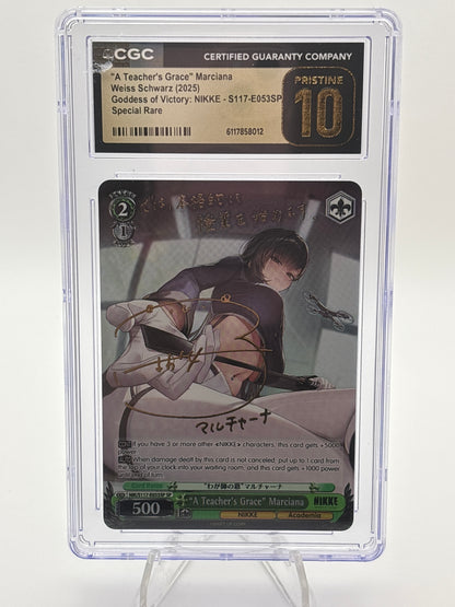 [EN] Weiss Schwarz Nikke Marciana | S117-E053SP CGC Pristine 10