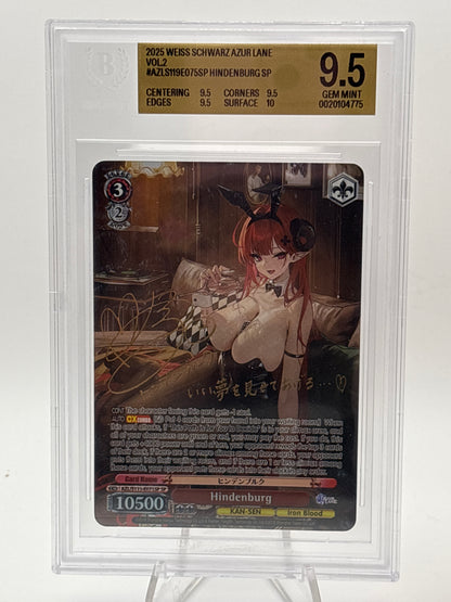[EN] Weiss Schwarz Azur Lane Vol. 2 Hindenburg | AZL/S119-E075SP SP BGS 9.5