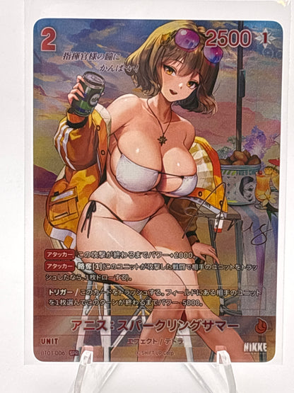 Nivel Arena Goddess of Victory: Nikke Anis | BT01-006 SPR