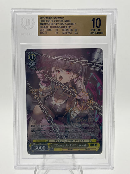 [EN] Weiss Schwarz Goddess of Victory: Nikke Jackal | NIK/S117-E007SP SP BGS 10