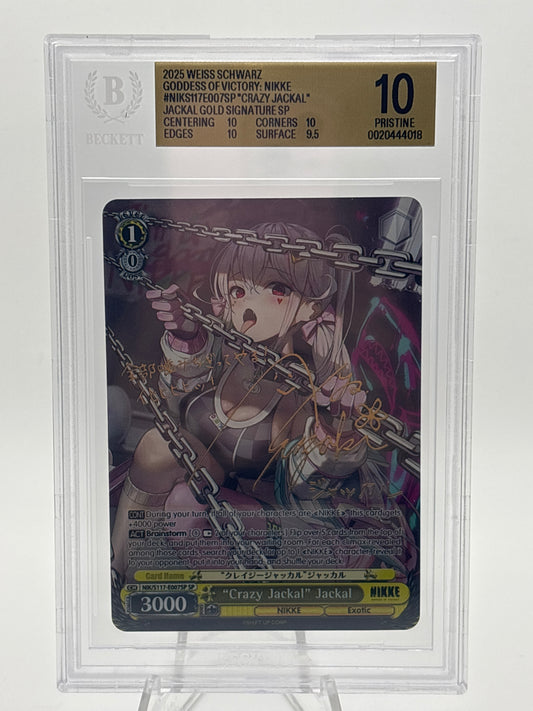 [EN] Weiss Schwarz Goddess of Victory: Nikke Jackal | NIK/S117-E007SP SP BGS 10