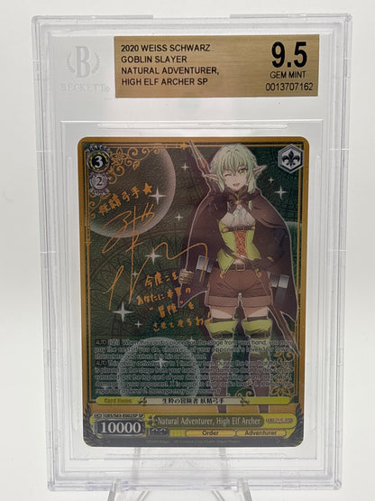 [EN] Weiss Schwarz Goblin Slayer High Elf Archer | GBS/S63-E002SP SP BGS 9.5