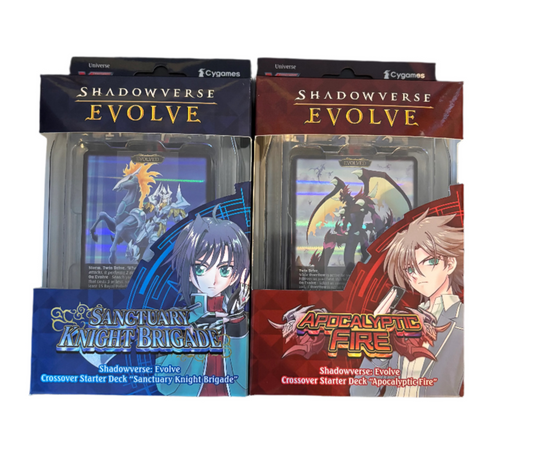 ShadowVerse Evolve Crossover Starter Deck: Apocalyptic Fire and Sanctuary Knight Brigade