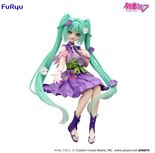 Hatsune Miku Flower Fairy Cosmos Purple Color Ver. Noodle Stopper Figure