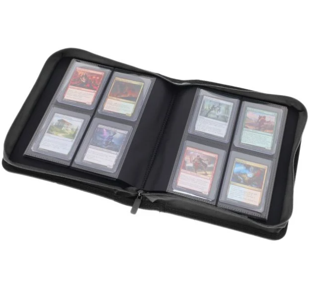 BCW Z-Folio 4-Pocket LX Album - Toploaders - Black