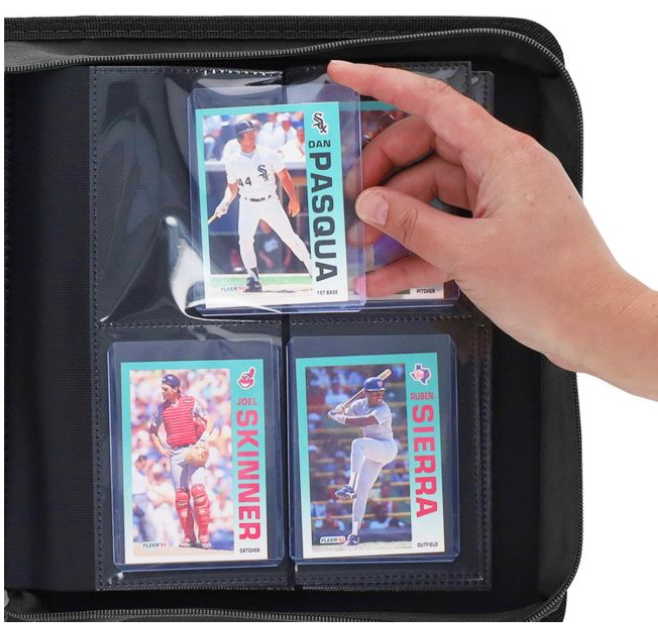BCW Z-Folio 4-Pocket LX Album - Toploaders - Black