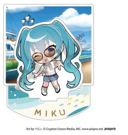 Hatsune Miku Diorama Acrylic Stand Vocaloid Retro& Kobe 2025 Mini