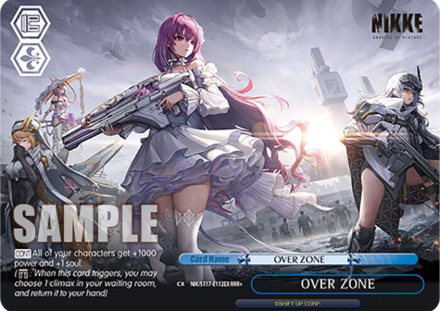 [EN] Weiss Schwarz Nikke OVER ZONE | NIK/S117-E112EX RRR+