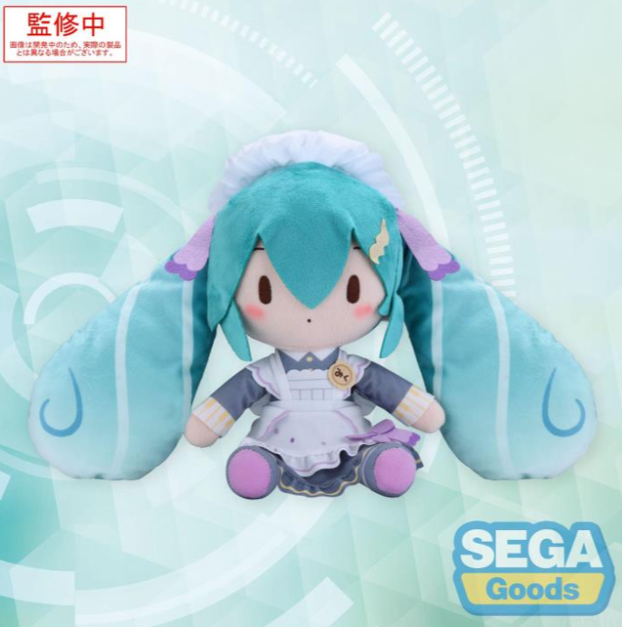 Vocaloid Fuwa Petit Hatsune Miku (Classical Maid) Medium Plush