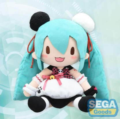 Hatsune Miku Panda Bun fuwa petit Plush LL