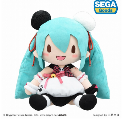 Hatsune Miku Panda Bun fuwa petit Plush LL
