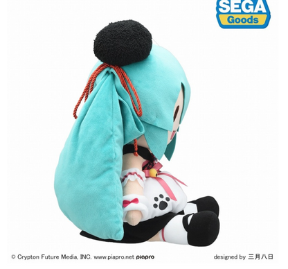 Hatsune Miku Panda Bun fuwa petit Plush LL