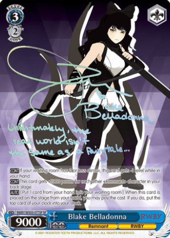 [EN] Weiss Schwarz Premium RWBY Booster Single Card SPs